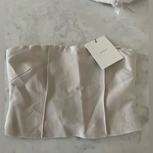 Brand New DISSH Rowan Bone Strapless Top in Size AU 6 / US 2